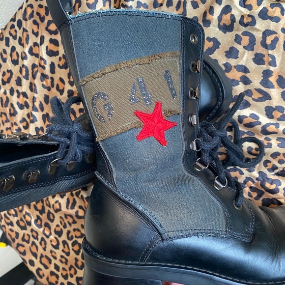 VINTAGE Steve Madden Helmet 1990s Platform Combat Boot Sz 8 - Picture 4 of 12